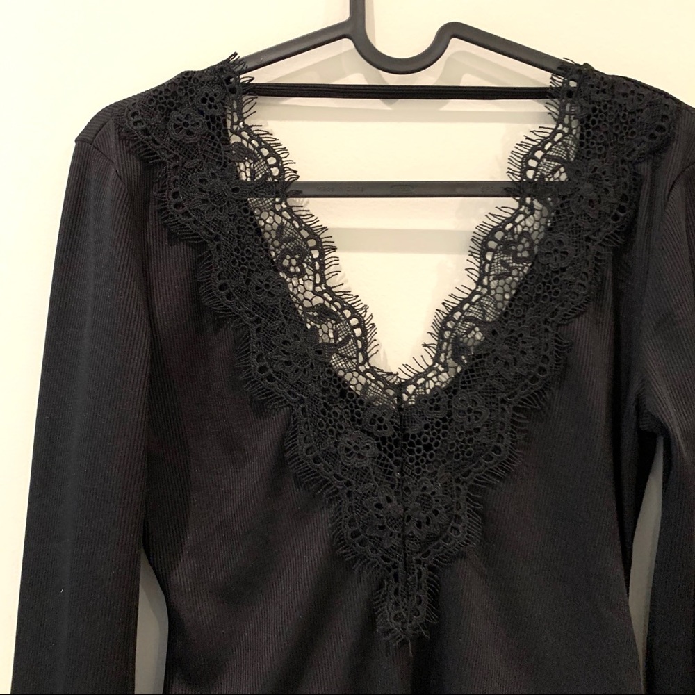 New Look- Lacy Bodysuit - Picture 9 of 9